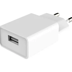 SPINA CARICABATTERIE USB SMARTPHONE 2.1A RICARICA VELOCE PER PRESA MURO Q-CD013