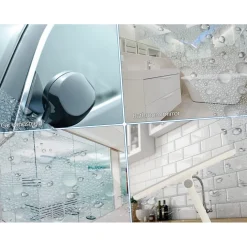 SPINGIACQUA TERGIVETRO RUOTABILE PULISCI SPECCHIO PORTA DOCCIA BAGNO VETRI 87626