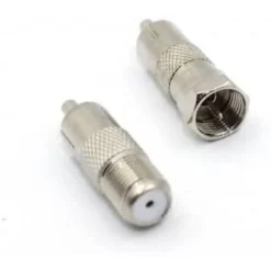 SPINOTTI CONNETTORE BNC A VITE IN METALLO RCA ADATTATORE CAVO COASSIALE BNC-44