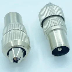 SPINOTTO TV FEMMINA CONNETTORE ANTENNA PER TELEVISORE ADATTATORE MAXTECH C-005