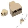 SPLITTER LAN RETE SDOPPIATORE RJ45 1 A 2 PORTE CONNETTORE ETHERNET MAXTECH SP-AD03