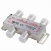 SPLITTER 5-2500MHZ 4 VIE CAVO CONNETTORE ADATTATORE ANTENNA TV SATELLITARE C-032