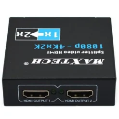 SPLITTER SDOPPIATORE 2 PORTE USB HDMI FULL HD 1080P TV PS3 XBOX 3D 4K MAXTECH DK-102