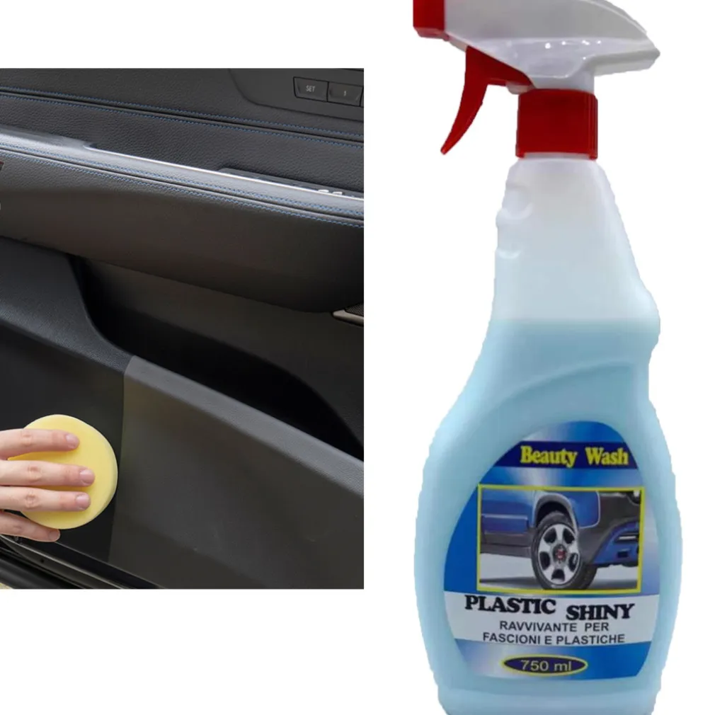 SPRAY DETERGENTE RAVVIVANTE PER FASCIONI E PLASTICHE PASSSA RUOTA AUTO DA 750ML