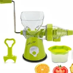 SPREMIAGRUMI CENTRIFUGA MANUALE SPREMI FRUTTA VERDURE SUCCO POLPA BLOCCO VENTOSA