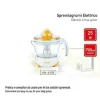 SPREMIAGRUMI ELETTRICO 25 WATT 700 ML AUTOMATICA A PRESSIONE HOOMEI HM-6905
