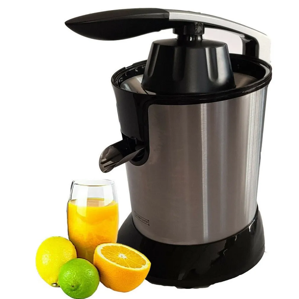 SPREMIAGRUMI ELETTRICO ACCIAIO MANICO PRESSIONE SPREMI ARANCE E AGRUMI