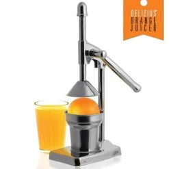 SPREMIAGRUMI MANUALE CON LEVA A PRESSIONE ACCIAO INOSSIDABILE BAR CHIOSCO