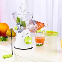 SPREMIAGRUMI MANUALE PER FRUTTA E VERDURA A MANOVELLA CENTRIFUGA SEPARA SUCCO
