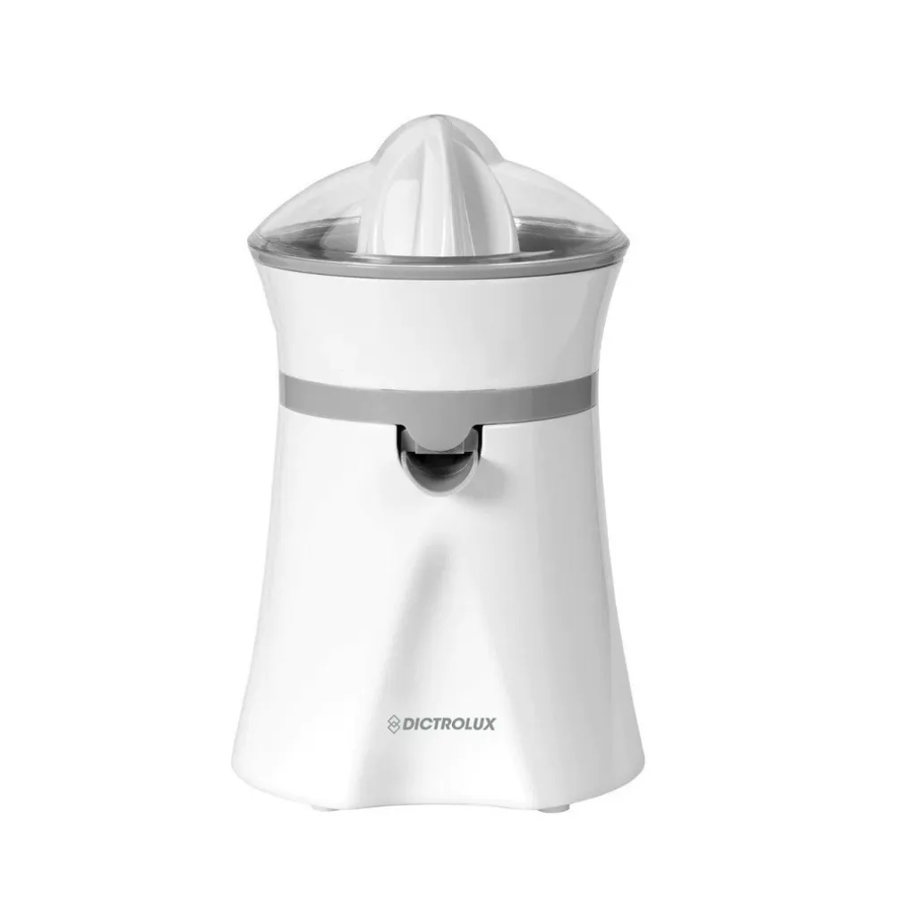 SPREMIAGRUMI 20W CON SISTEMA A PRESSIONE AUTOMATICO 2 TESTINE CESTELLO FILTRANTE