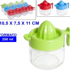 SPREMILIMONI SPREMIAGRUMI SPREMI LIMONE ARANCIA CON CONTENITORE IN VETRO 250ML