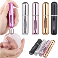 SPRUZZATORE DI PROFUMO 5ML RICARICABILE NEBULIZZATORE PER PROFUMI VIAGGI VACANZE