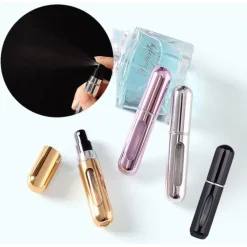 SPRUZZATORE DI PROFUMO 5ML RICARICABILE NEBULIZZATORE PER PROFUMI VIAGGI VACANZE