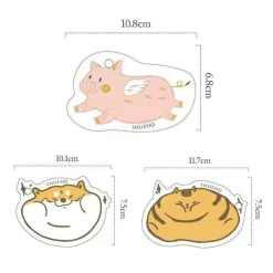 SPUGNA MAGICA ECOLOGICA IN PASATA DI LEGNO PULIZIA BAGNO CUCINA A FORMA ANIMALI