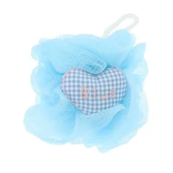 SPUGNA PER DOCCIA A RETE BAGNO ESFOLIAZIONE PELLE CORPO CON CUORE A SCACCHI 10778