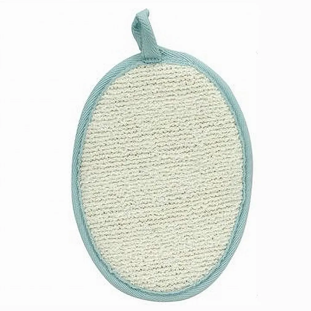 SPUGNA PER DOCCIA BAGNO ESFOLIANTE CURA PELLE CORPO 13X18 CM AZZURRA OVALE 79646