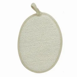 SPUGNA PER DOCCIA BAGNO ESFOLIANTE CURA PELLE CORPO 13 X 18 CM BEIGE OVALE 79645