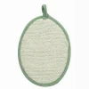 SPUGNA PER DOCCIA BAGNO ESFOLIANTE CURA DI PELLE CORPO 13X18CM VERDE OVALE 79644