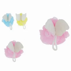 SPUGNA PER DOCCIA DA BAGNO SPUGNETTA A RETINA PELLE CORPO CON ALI ANGELO 87246