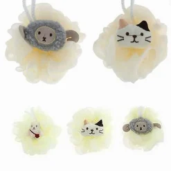 SPUGNA PER DOCCIA DA BAGNO SPUGNETTA A RETINA PELLE CORPO CON ANIMALETTI 87247