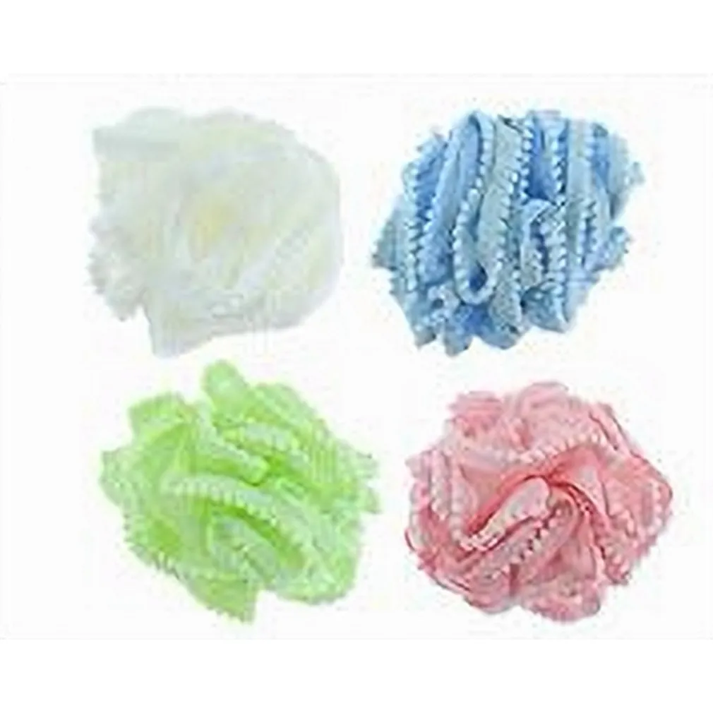 SPUGNA RETINA DOCCIA BAGNO SPUGNETTA A RETE CON POMPON PIZZO PELLE CORPO 10684