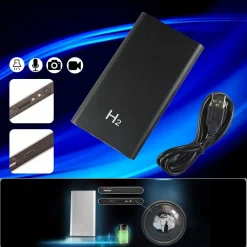SPY CAM CAMERA TELECAMERA NASCOSTA POWER BANK H2 CARICABATTERIE 5000mAh TF CARD