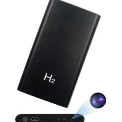 SPY CAM CAMERA TELECAMERA NASCOSTA POWER BANK H2 CARICABATTERIE 5000mAh TF CARD