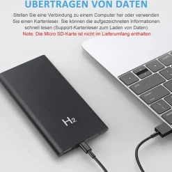 SPY CAM CAMERA TELECAMERA NASCOSTA POWER BANK H2 CARICABATTERIE 5000mAh TF CARD