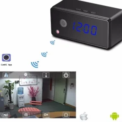 SPY CAM OROLOGIO MICROSPIA FULL HD WIFI SMARTPHONE VISONE NOTTURNA MICROCAMERA