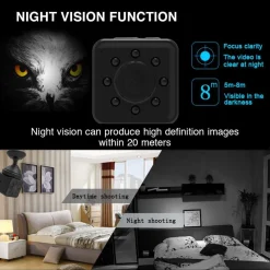 SQ13 MINI TELECAMERA SPIA INFRAROSSI MICRO CAMERA NASCOSTA SUBACQUEA CON AUDIO