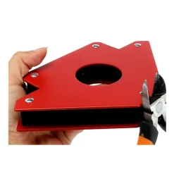 SQUADRA MAGNETICA MAGNETE PER SALDATURA SALDATRICE 45° 90° 135° 75 LB 33 KG