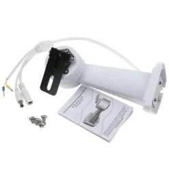 STAFFA MOTORIZATA RUOTABILE A MURO PER TELECAMERE DI VIDEOSORVEGLIANZA