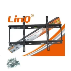 STAFFA PORTA TV A MURO SUPPPORTO DA 40″ A 55″ FINO A 80KG LI-J003 LIVELLA BOLLA
