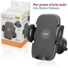 STAFFA SUPPORTO DA AUTO PORTA CELLULARI SMARTPHONE GANCIO PER PRESA D'ARIA H3247