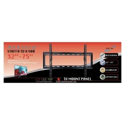 STAFFA SUPPORTO TV PER MURO TELEVISIONE 32” - 75” FINO 50 KG MAXTECH STAF-04