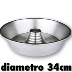 STAMPO DA FORNO RUOTO CON CONO CIAMBELLE CASATIELLI BAKERY TORTE RUSTICI CM.34