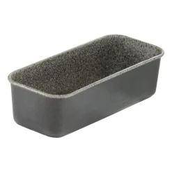 STAMPO FORMA PLUMCAKE TEGLIA IN ALLUMINIO ANTIADERENTE EFFETTO PIETRA 30X11XH7CM 037050M