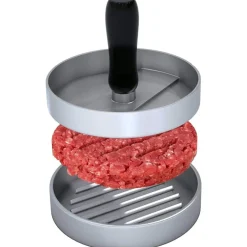 STAMPO PER HAMBURGER REGOLABILE 110/150/220GR PRESSA CARNE MACINATA ALLUMINIO
