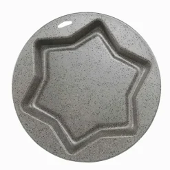 STAMPO TEGLIA FORMA DI STELLA 32 CM PER TORTA DOLCI IN ALLUMINIO ANTIADERENTE 026290M