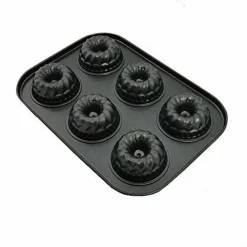 STAMPO TEGLIA VASSOIO ANTIADERENTE 6 MUFFIN CUPCAKE DOLCI BUDINO CIAMBELLE