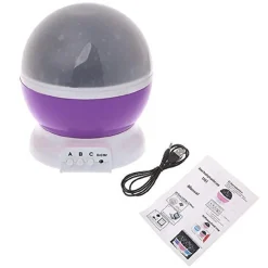 STAR MASTER LAMPADA PROIETTORE LUCI LED EFFETTO CIELO STELLATO COLORE NOTTE 5V