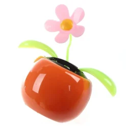 STATUETTA OSCILLANTE AD ENERGIA SOLARE PIANTA DONDOLO MOVIMENTO AUTO SCRIVANIA