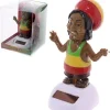 STATUETTA OSCILLANTE JAMAICAN RASTA DONDOLO CRUSCOTTO AUTO SCRIVANIA SOLARE