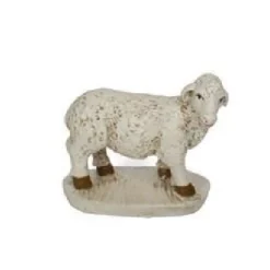 STATUINA PECORA 7.5 CM PER PRESEPE IN RESINA DECORO NATALE NATALIZIO NATIVITÀ