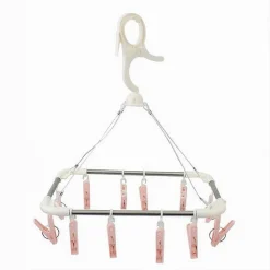 STENDIBIANCHERIA 12 PINZE MOLLETTE STENDINO BIANCHERIA ASCIUGATURA GANCIO 79540