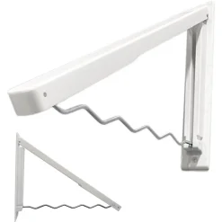 STENDIBIANCHERIA APPENDIABITI PIEGHEVOLE DESIGN ONDULATO SALVASPAZIO A PARETE