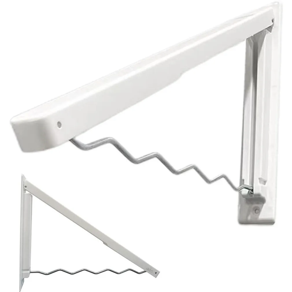 STENDIBIANCHERIA APPENDIABITI PIEGHEVOLE DESIGN ONDULATO SALVASPAZIO A PARETE