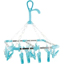 STENDIBIANCHERIA ASCIUGATRICE CALZINO SLIP STENDINO CON MOLLETTE BUCATO GANCIO