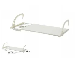 STENDIBIANCHERIA BALCONE STENDI BIANCHERIA REGOLABILE 75-120CM DAVANZALE 70518