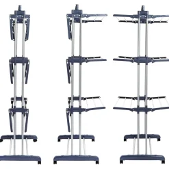 STENDIBIANCHERIA VERTICALE A TORRE PIEGHEVOLE A TORRE SALVASPAZIO 3 PIANI RUOTE